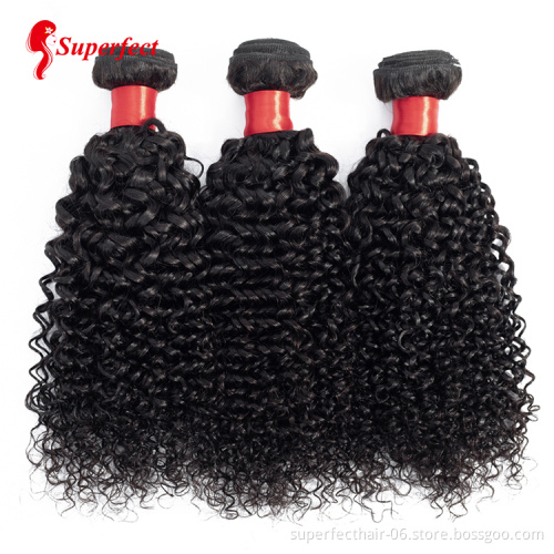 Henan Factory Virgin Hair Vendors Cheap 3 Bundles With Closure 4*4 Lace Area Afro Kinky Curl 100% Virgin Hair Bundles